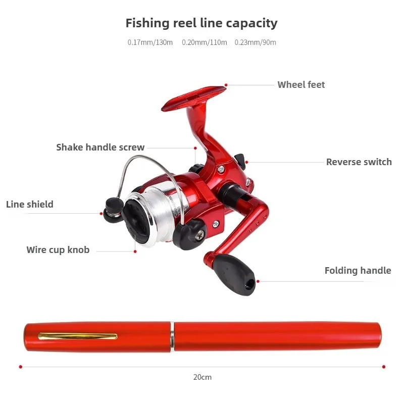 1 Set Telescopic Mini Portable - Penn Reel Fierce review and price