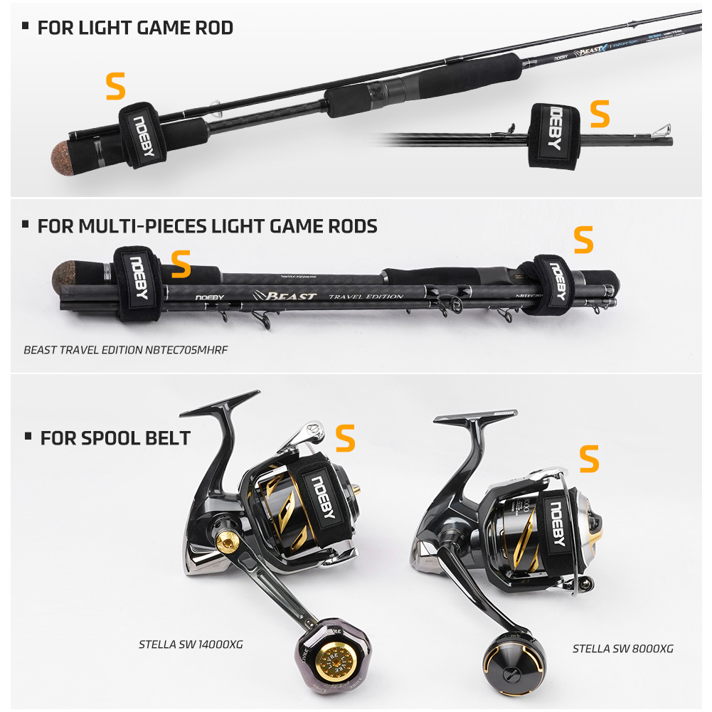 NOEBY Fishing Rod Strap Wide P - Fishing Rod Casting review and price