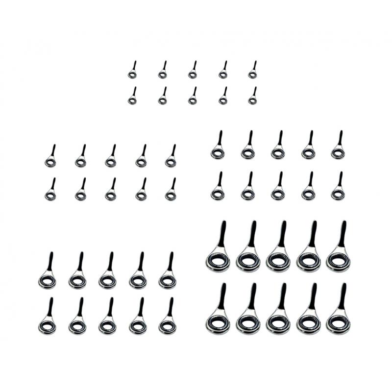 Set of 10 Telescopic Fishing R - Fishing Rod Guide Replacement review and price