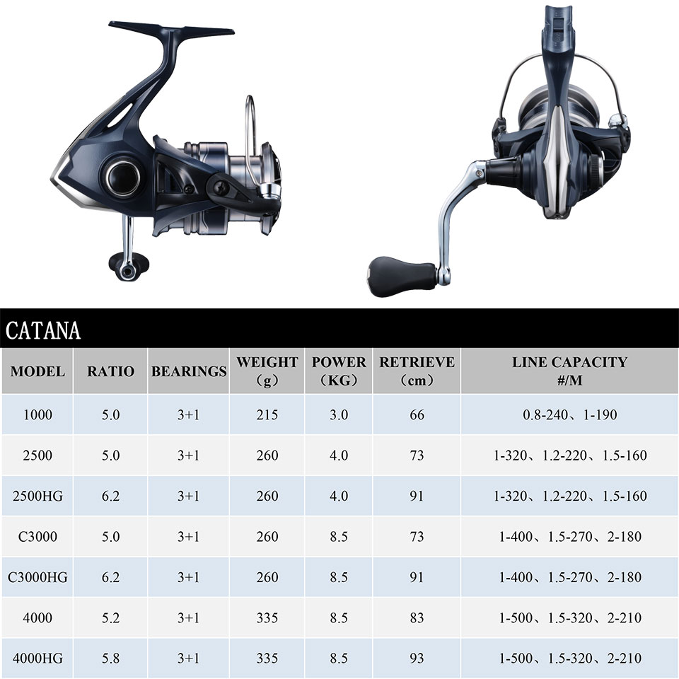 SHIMANO CATANA Spinning Fishin - Kastking Reel Zephyr review and price